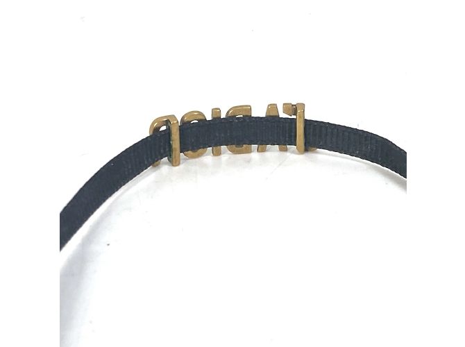 Collana choker oro e nero Christian Dior D'oro - vista 6