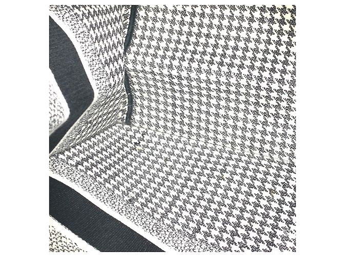 Borsa tote a scacchi Christian Dior Bianco - vista 13