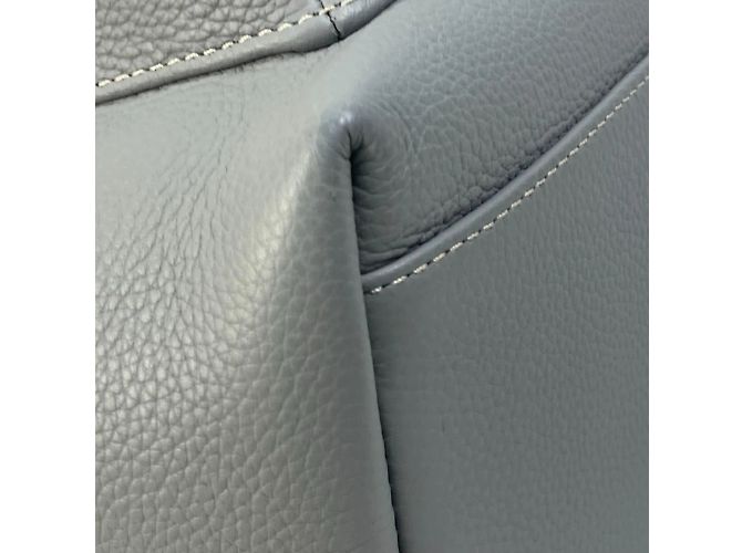Sac à dos en cuir gris Christian Dior Marron - vue 10