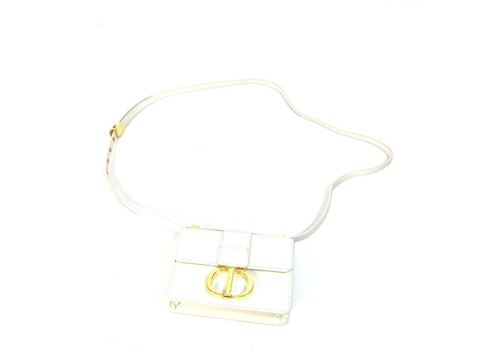 Borsa Crossbody Pochette Hardware CD Christian Dior Bianco - vista 11
