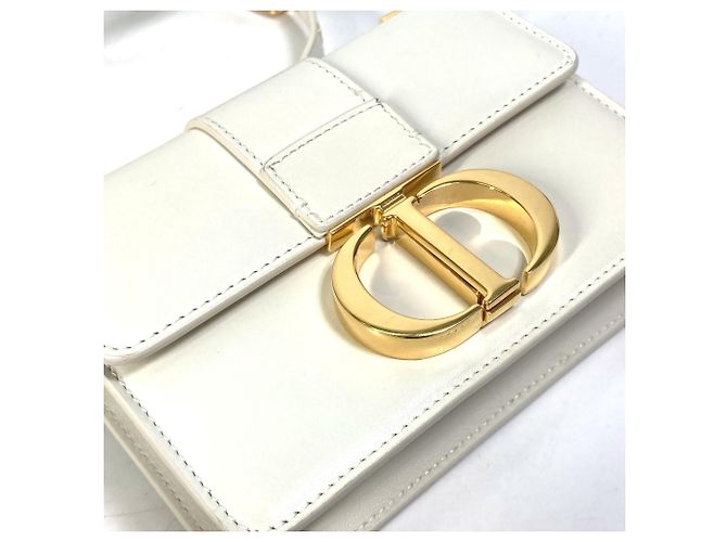Borsa Crossbody Pochette Hardware CD Christian Dior Bianco - vista 5