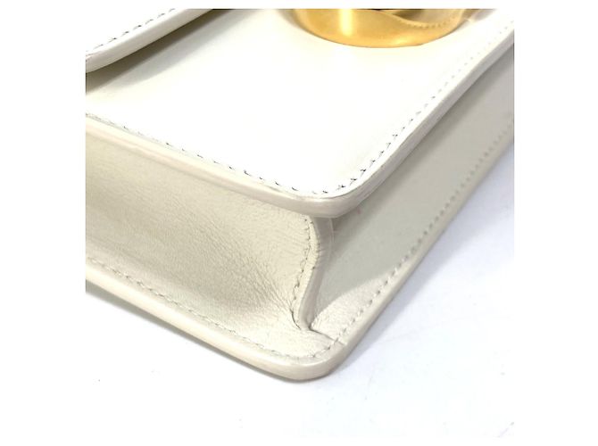 Borsa Crossbody Pochette Hardware CD Christian Dior Bianco - vista 9