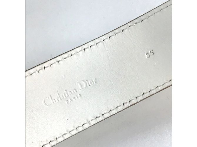 Pochette in pelle bianca Christian Dior Bianco - vista 10