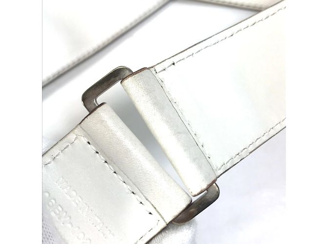 Pochette in pelle bianca Christian Dior Bianco - vista 13