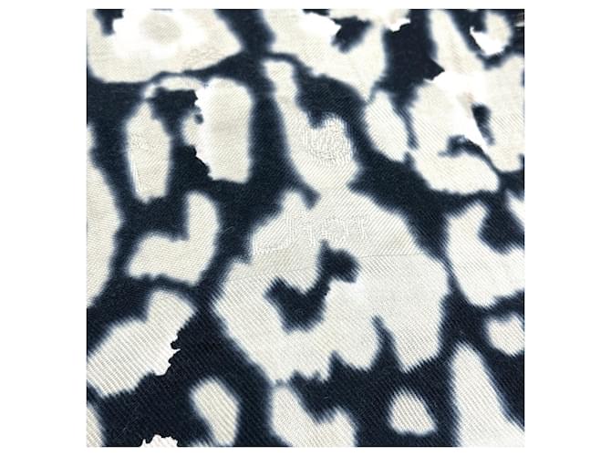 Sciarpa leopardata Christian Dior Beige - vista 5