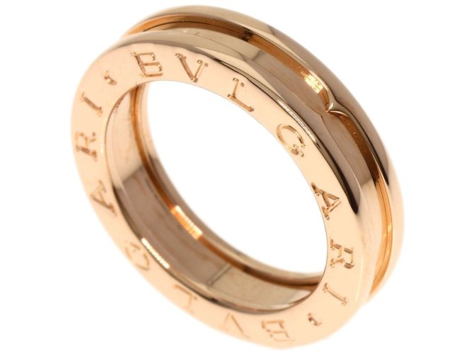 Bulgari Anello B-zero1 Bvlgari in oro rosa 18K - vista 8