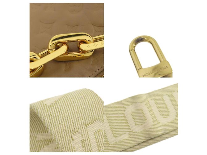 Borsa tote Louis Vuitton M21276 Coussin MM Taupe - vista 9