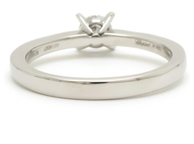 Anello di fidanzamento in platino e diamante Chopard - vista 5