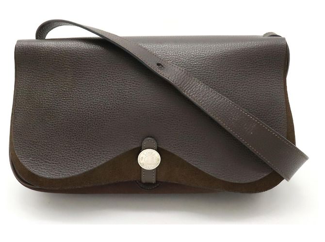 Borsa a Spalla Colorado MM di Hermès Marrone - vista 2