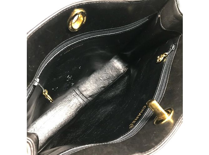 Borsa tote Chanel CC Mark Nero - vista 6