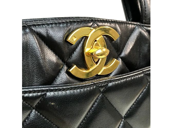 Borsa tote Chanel CC Mark Nero - vista 8