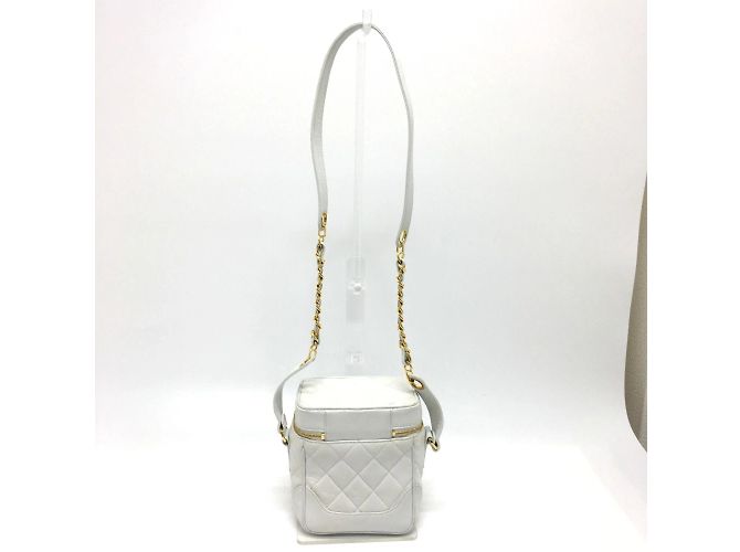 Borsa a Spalla Chanel CC Mark Vanity Bianco - vista 2