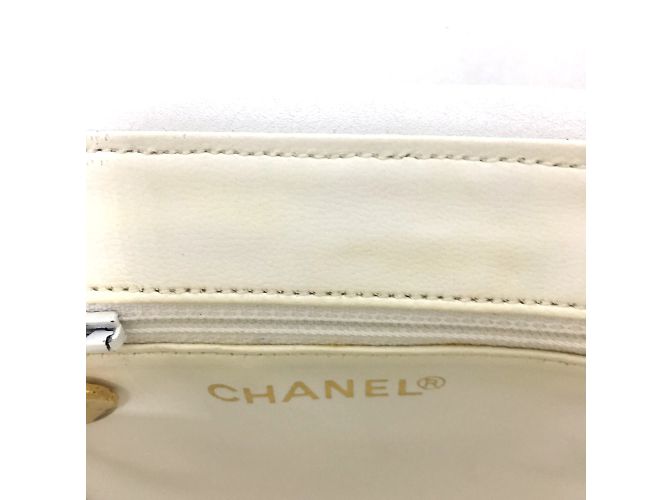 Borsa a Spalla Chanel CC Mark Vanity Bianco - vista 9
