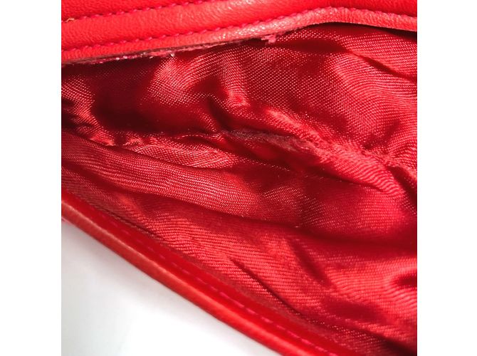 Borsa a Spalla Chanel CC Mark Rossa Rosso - vista 12