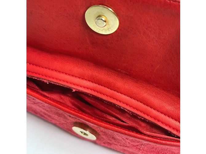 Borsa a Spalla Chanel CC Mark Rossa Rosso - vista 13