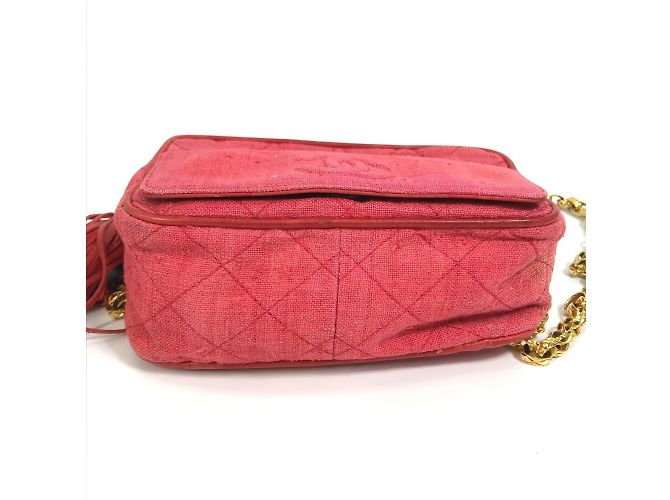 Borsa a Spalla Chanel CC Mark Rossa Rosso - vista 5