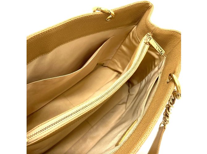 Chanel A50995 CC Mark Tote Bag Beige - Ansicht 8