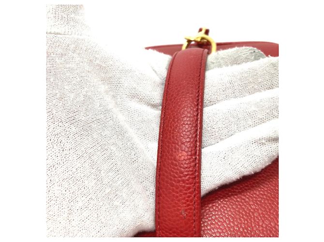 Borsa a Spalla Chanel CC Mark 2WAY Rosso - vista 3
