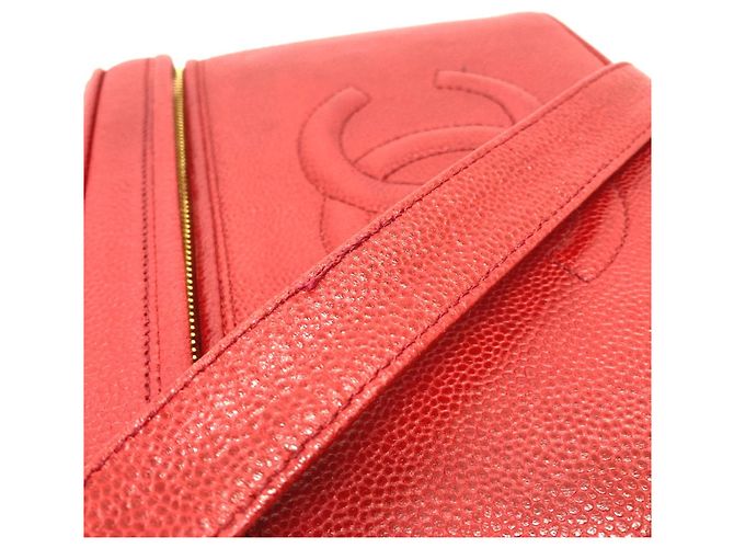 Borsa a Spalla Chanel CC Mark 2WAY Rosso - vista 4