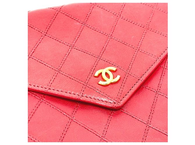 Chanel Bicolor Rote Leder Schultertasche - Ansicht 10