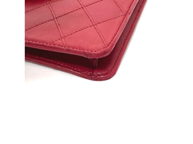 Chanel Bicolor Rote Leder Schultertasche - Ansicht 5