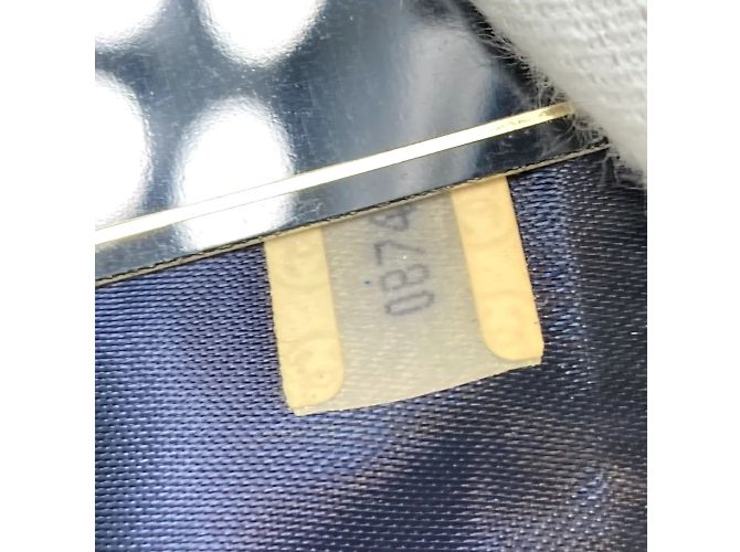 Borsa a spalla in pelle blu Chanel - vista 16