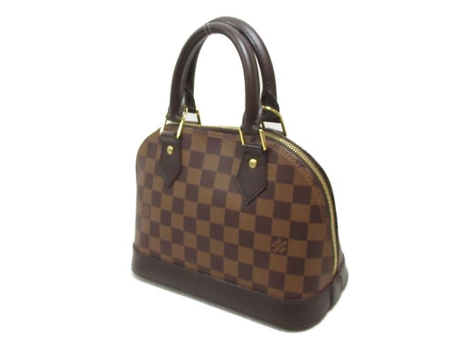 Louis Vuitton Alma BB 2way Shoulder Bag Brown - view 3