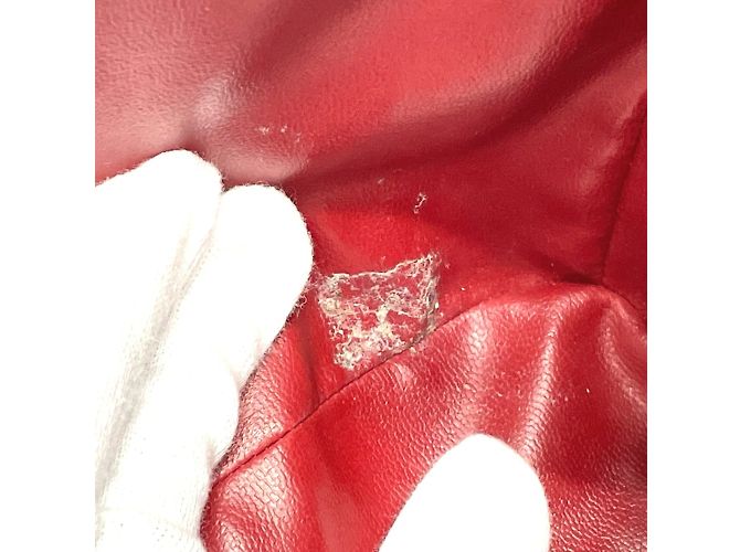 Timeless Borsa a spalla in pelle rossa Chanel Rosso - vista 11
