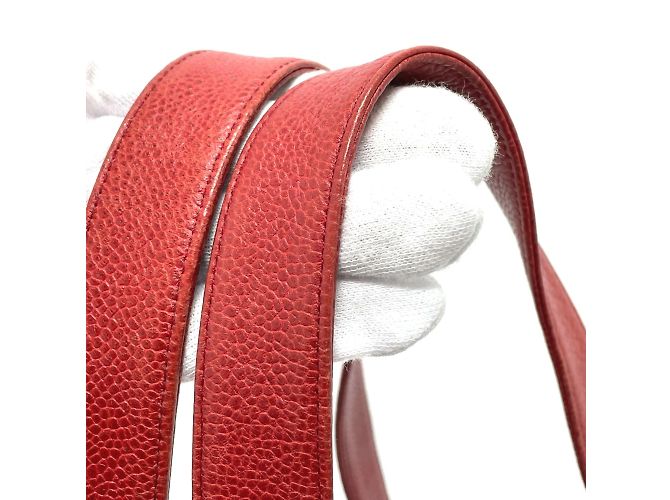 Timeless Borsa a spalla in pelle rossa Chanel Rosso - vista 13