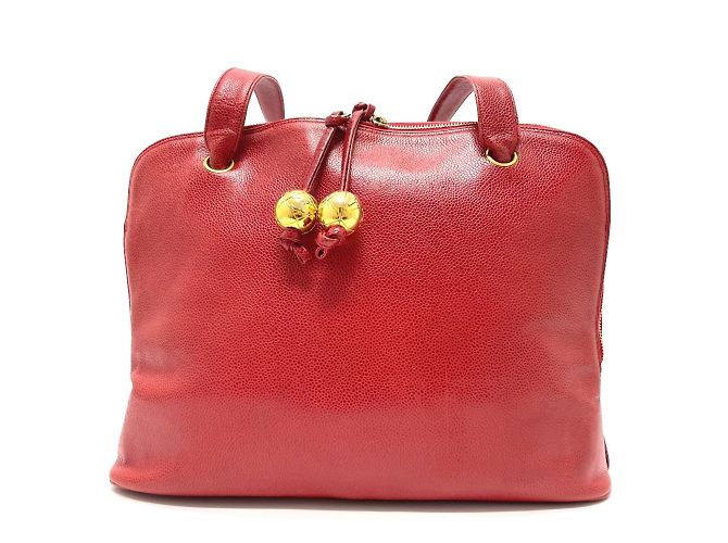 Timeless Borsa a spalla in pelle rossa Chanel Rosso - vista 2