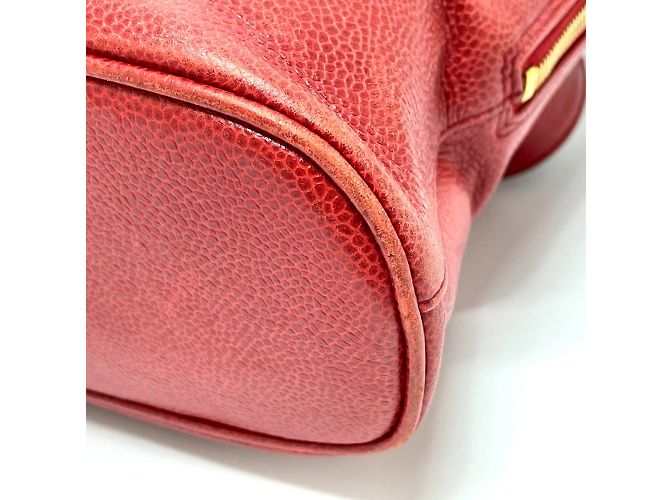 Timeless Borsa a spalla in pelle rossa Chanel Rosso - vista 5