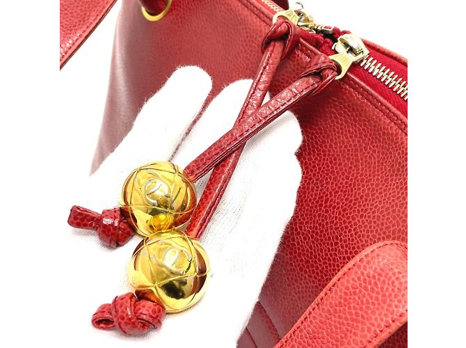 Timeless Borsa a spalla in pelle rossa Chanel Rosso - vista 7