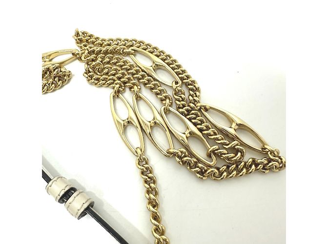 Borsa a Spalla Gucci 572375 Chain Bianco - vista 10