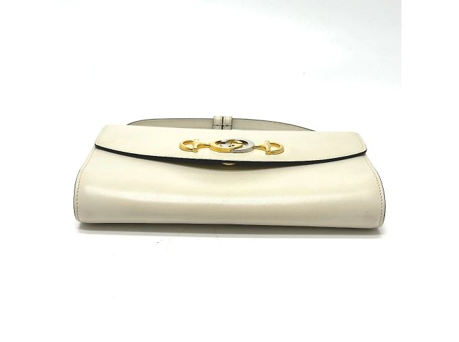 Borsa a Spalla Gucci 572375 Chain Bianco - vista 3