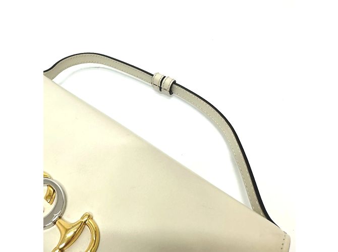 Borsa a Spalla Gucci 572375 Chain Bianco - vista 7
