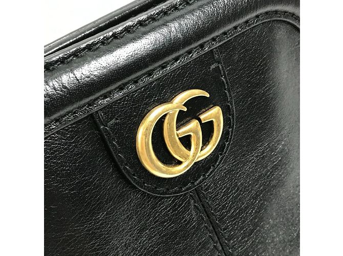 Borsa a Spalla GG Marmont 524620 di Gucci Nero - vista 10