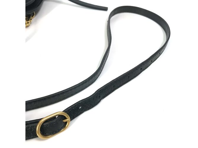 Borsa a Spalla GG Marmont 524620 di Gucci Nero - vista 16