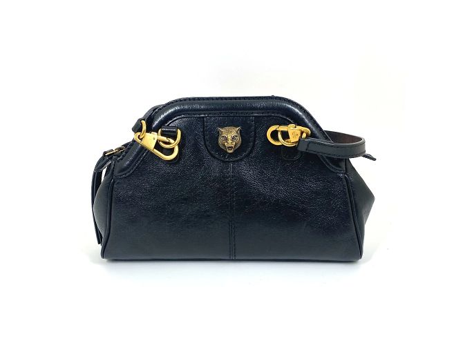 Borsa a Spalla GG Marmont 524620 di Gucci Nero - vista 2