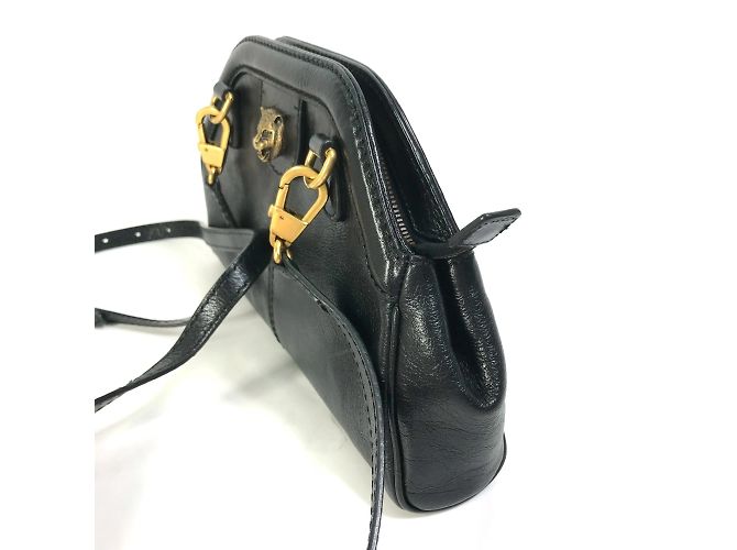 Borsa a Spalla GG Marmont 524620 di Gucci Nero - vista 3