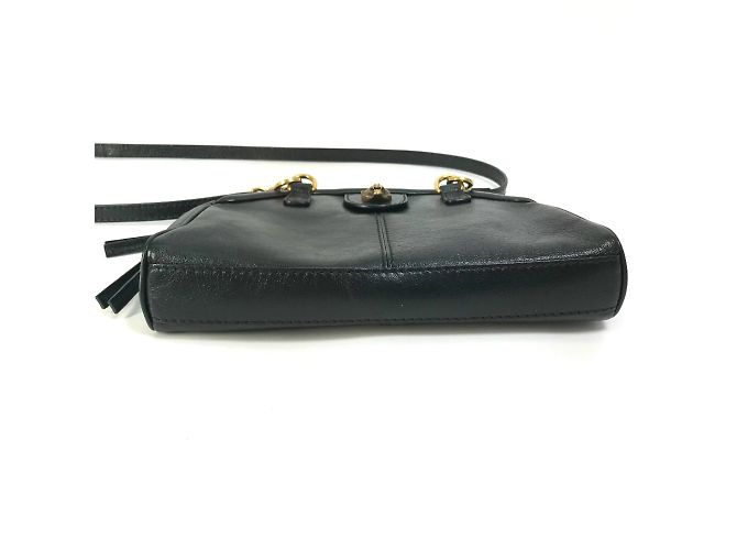 Borsa a Spalla GG Marmont 524620 di Gucci Nero - vista 5