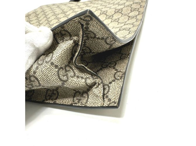 Borsa tote Gucci beige GG - vista 10