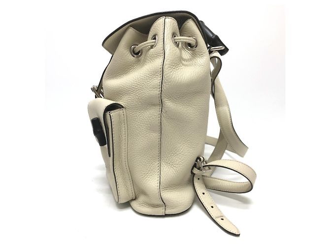 Gucci Bamboo Rucksack Weiß - Ansicht 3