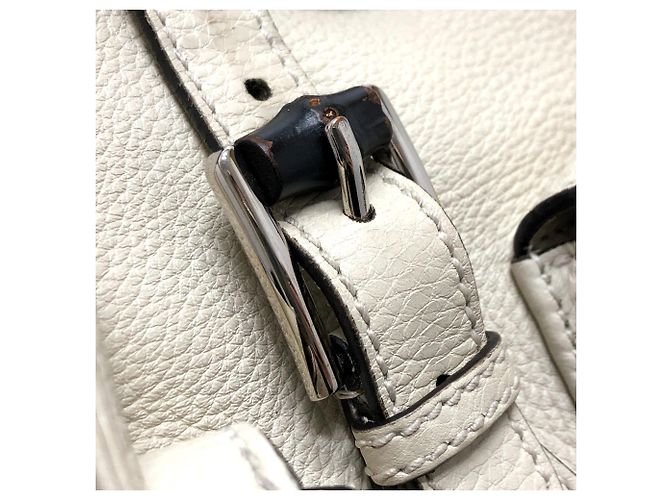 Gucci Bamboo Rucksack Weiß - Ansicht 9