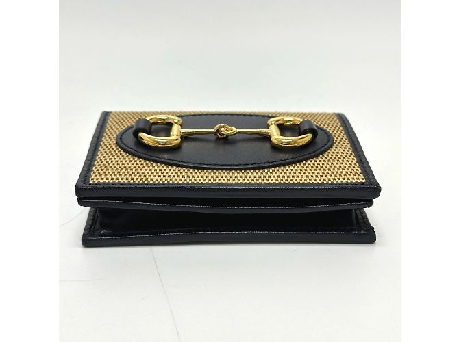 Billetera plegable beige Gucci - vista 3