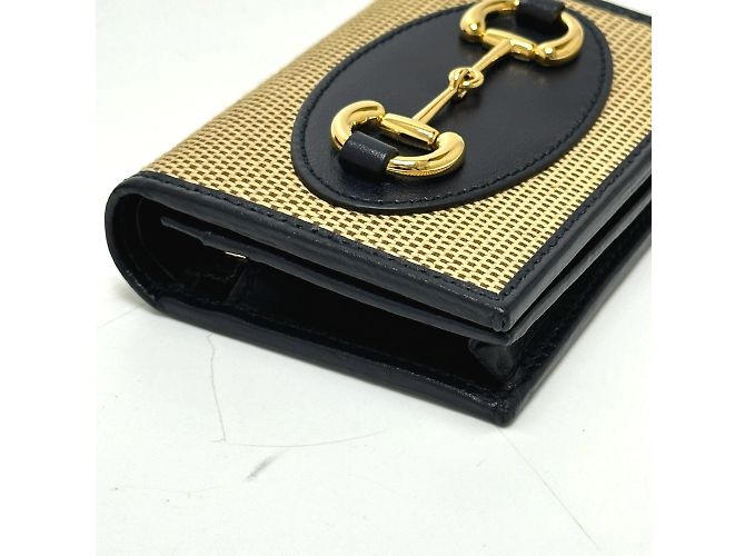 Billetera plegable beige Gucci - vista 5
