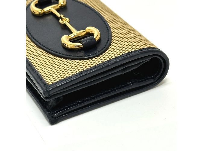 Billetera plegable beige Gucci - vista 6