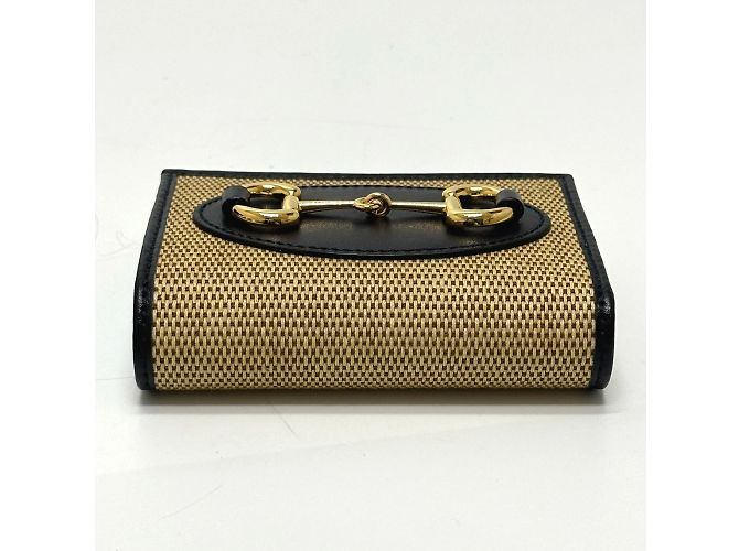 Billetera plegable beige Gucci - vista 7