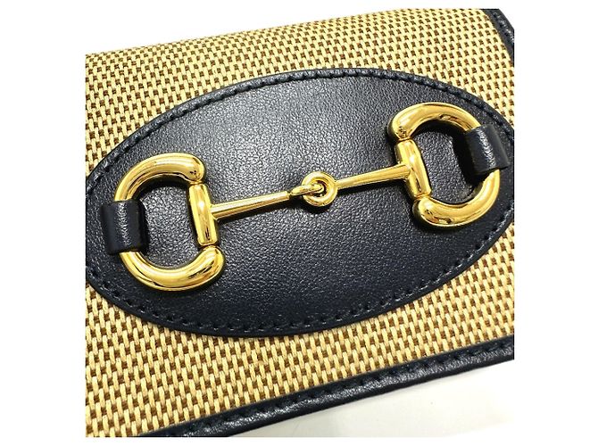 Billetera plegable beige Gucci - vista 8