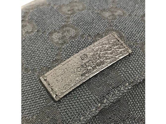 Borsa a tracolla Gucci 146304 GG Nero - vista 11