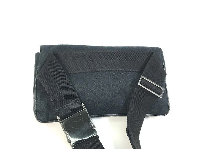 Borsa a tracolla Gucci 146304 GG Nero - vista 2